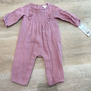 Cat & Jack Baby Girl Long Sleeve Romper
